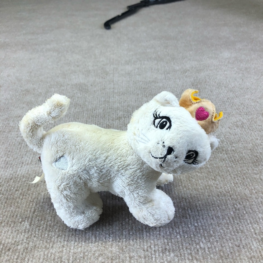 Lego white cat 6 inch plush